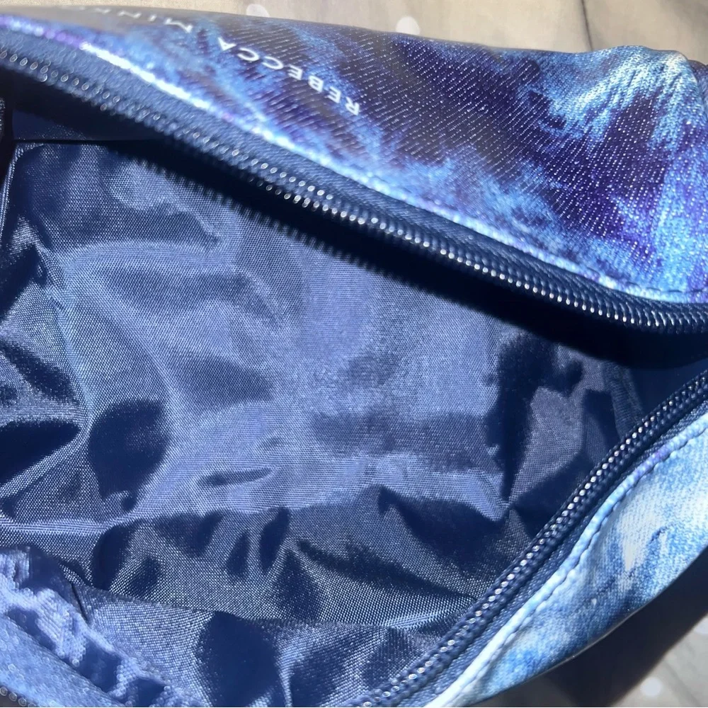 NWT Rebecca Minkoff Blue Tie-Dye Pouch – Cosmetic & Travel Bag